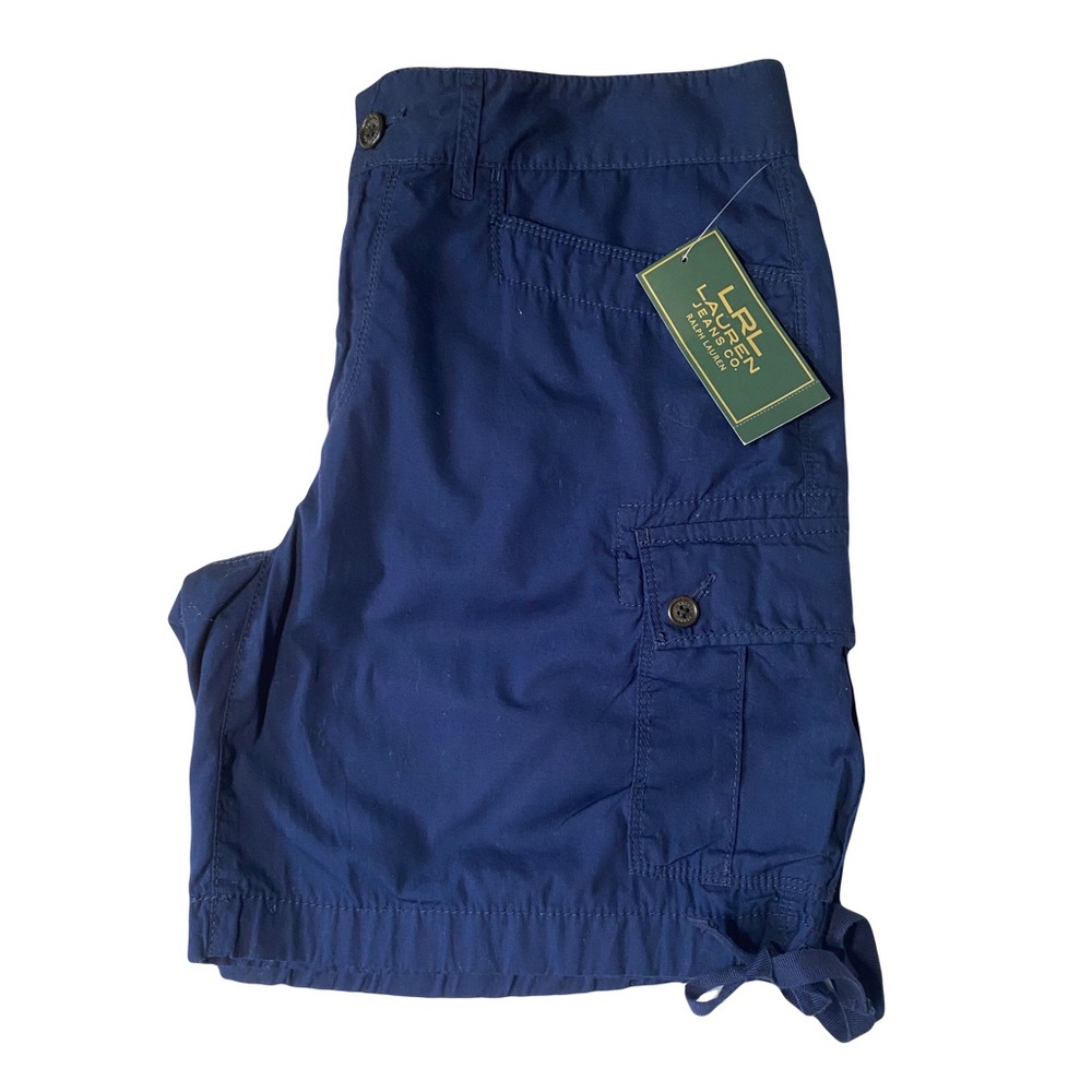 NWT Vintage Navy Lauren Ralph Lauren Cargo Shorts